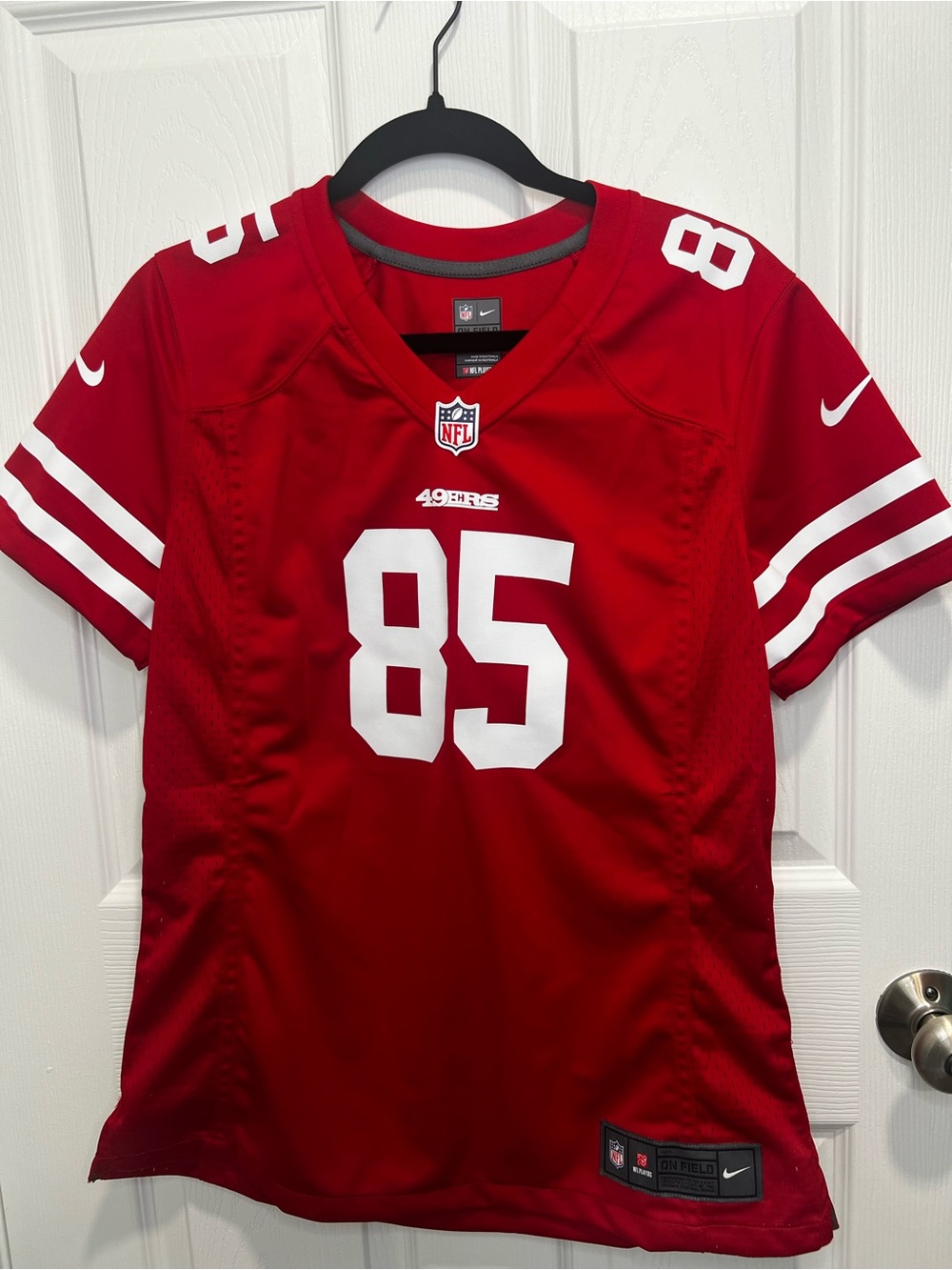 Nike NFL San Francisco 49ers George Kittle #85 Red Jersey - Women’s Size L